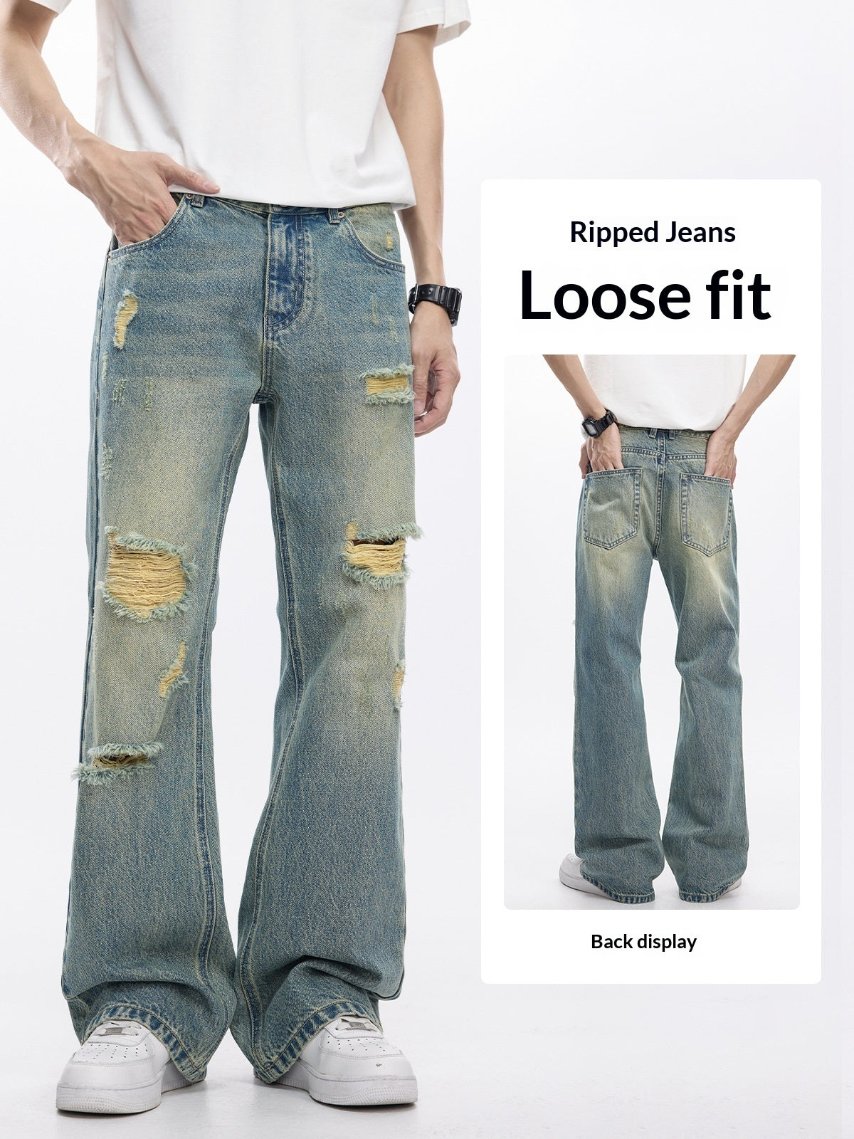 Men's Loose Straight-leg Casual All-match Pants