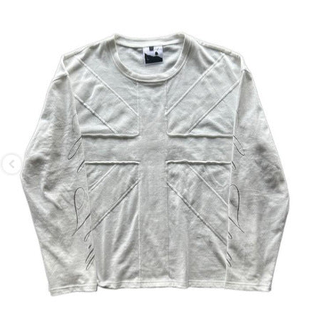 Pullover Vintage Crewneck Sweatshirt Long-sleeve T-shirt