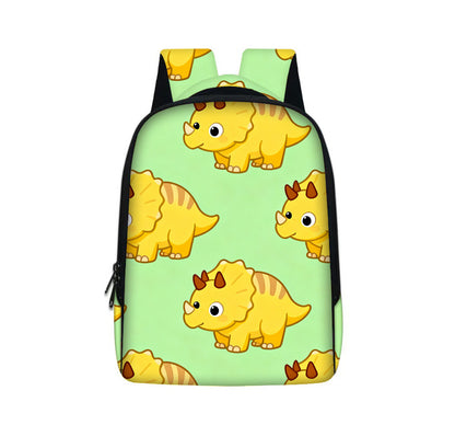 Dinosaur-Print Kids Backpack Portable And High-Capacity