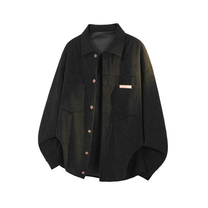 American-style Loose-fit Casual Lapel Men's Shirt Jacket
