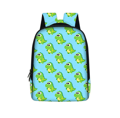 Dinosaur-Print Kids Backpack Portable And High-Capacity