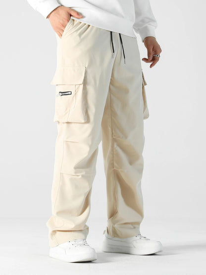 European And American-style All-season Wide-leg Work Pants