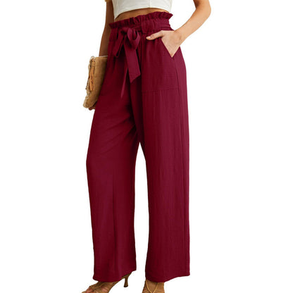 Adjustable Lace-up Tie Loose-fit Figure-flattering