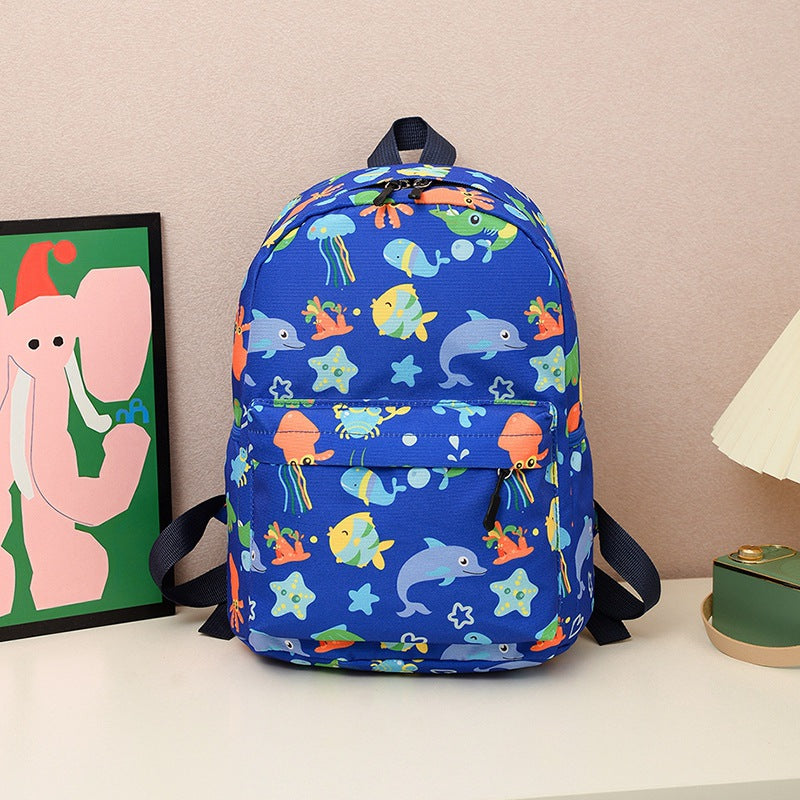 Cartoon Fashion New 3D Printing Children's School Bag