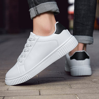 Sleek Minimalist Leather Design For Casual Sports Shoes