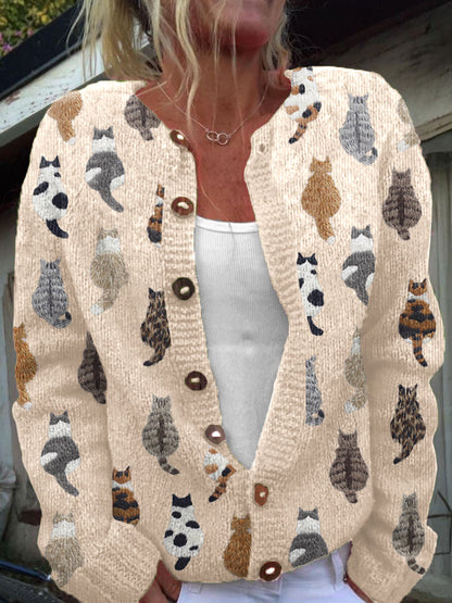 3D Digital Printing Sweater Women's Dress