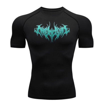 Men's T-shirt Short-sleeve Quick-dry Printed Sports Short-sleeve