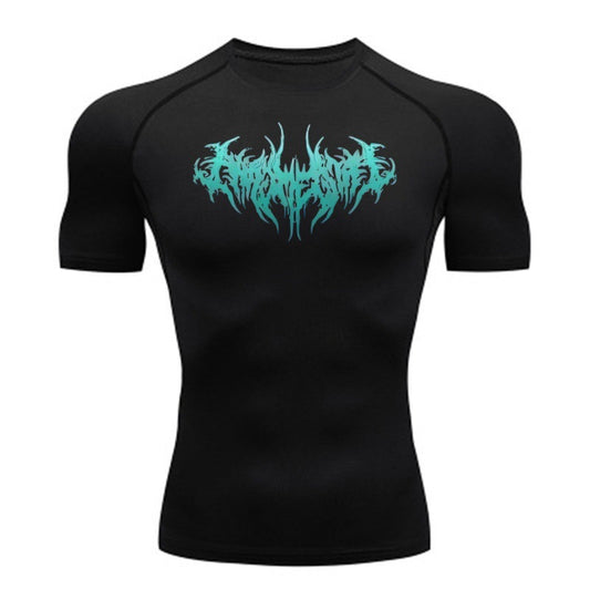 Men's T-shirt Short-sleeve Quick-dry Printed Sports Short-sleeve