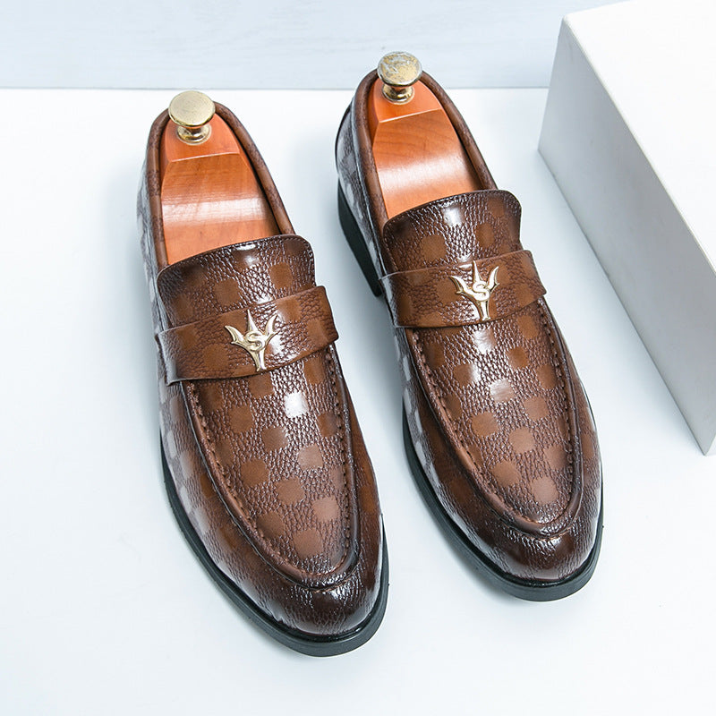 Mens Business Dress Leather Shoes For Summer And Autumn