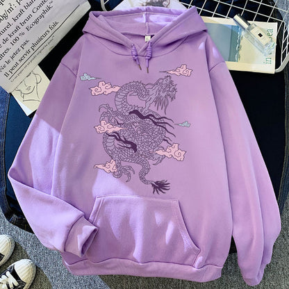 Dragon Hoodies Men Chinese