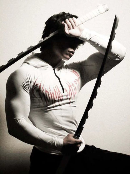 Fitness Half-Zip Quick-Dry Stretchy Hooded Long-Sleeve Sports Top