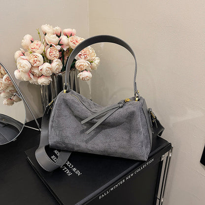 Women's High-End Suede Pillow Bag