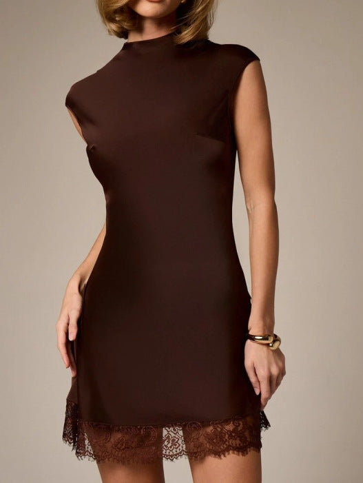 Womens Slim-fit Mini Cocktail Party Fashion Dress