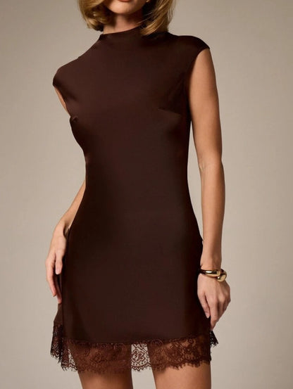 Womens Slim-fit Mini Cocktail Party Fashion Dress