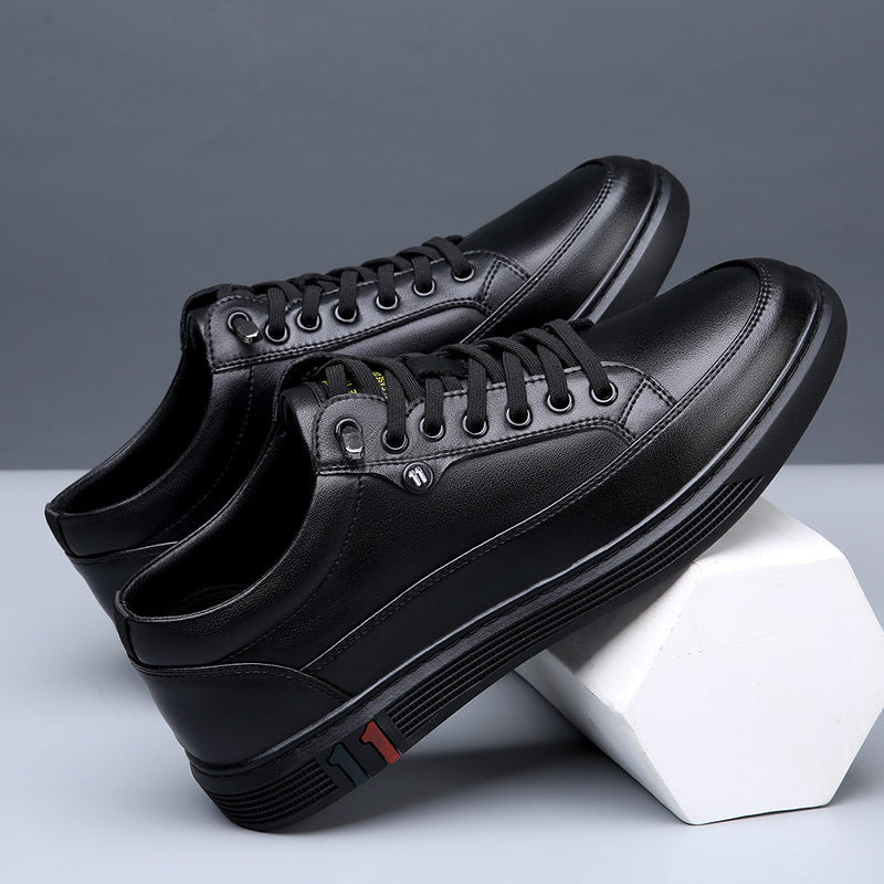 Men's Fashionable Soft-Upper Casual Leather Shoes