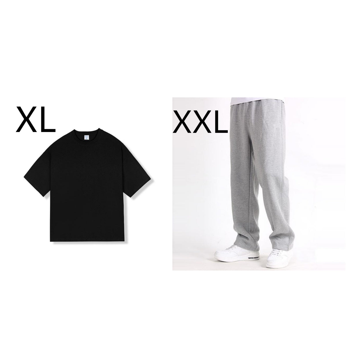 Casual Trousers Men's Home Straight Sweater Solid Color Loose Trousers