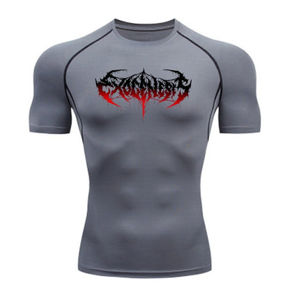 Men's T-shirt Short-sleeve Quick-dry Printed Sports Short-sleeve