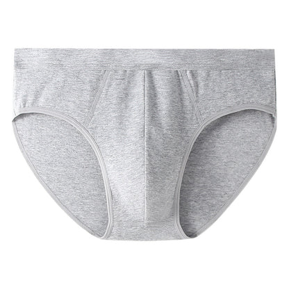 Men's Cotton Underwear High-Waist Breathable Plus-Size Briefs