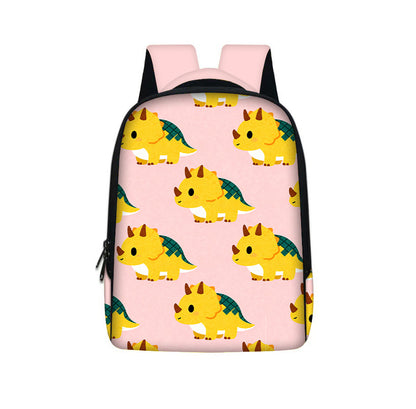 Dinosaur-Print Kids Backpack Portable And High-Capacity