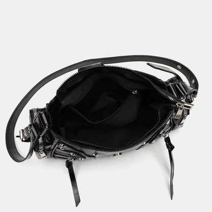 Motorcycle Punk Rivet Retro Womens Crossbody Bag