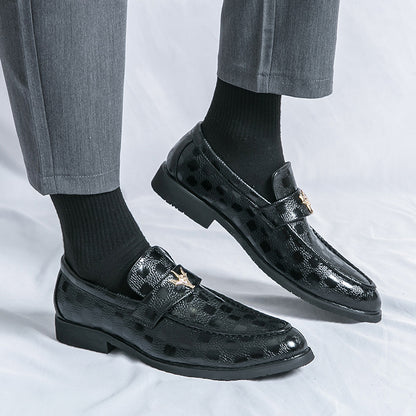 Mens Business Dress Leather Shoes For Summer And Autumn