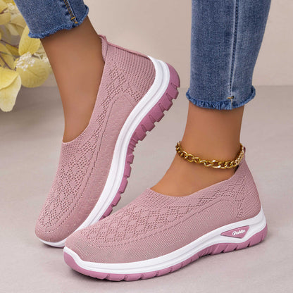 Mesh Slip-on Lightweight Soft-soled Versatile Flats