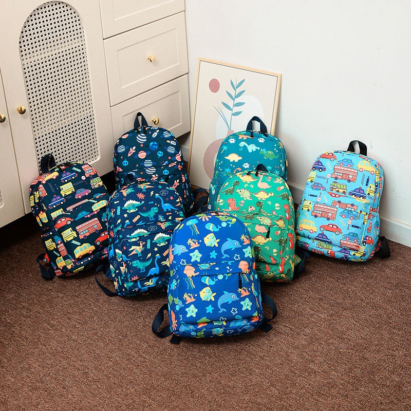 Cartoon Fashion New 3D Printing Children's School Bag