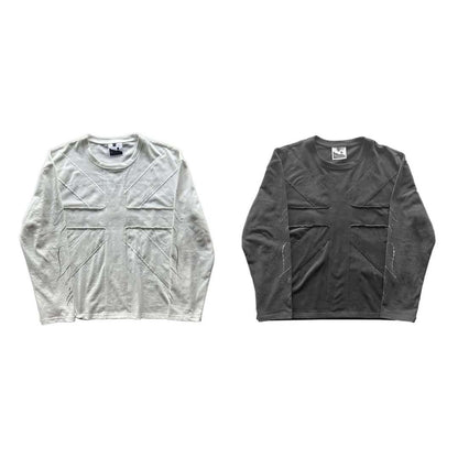 Pullover Vintage Crewneck Sweatshirt Long-sleeve T-shirt