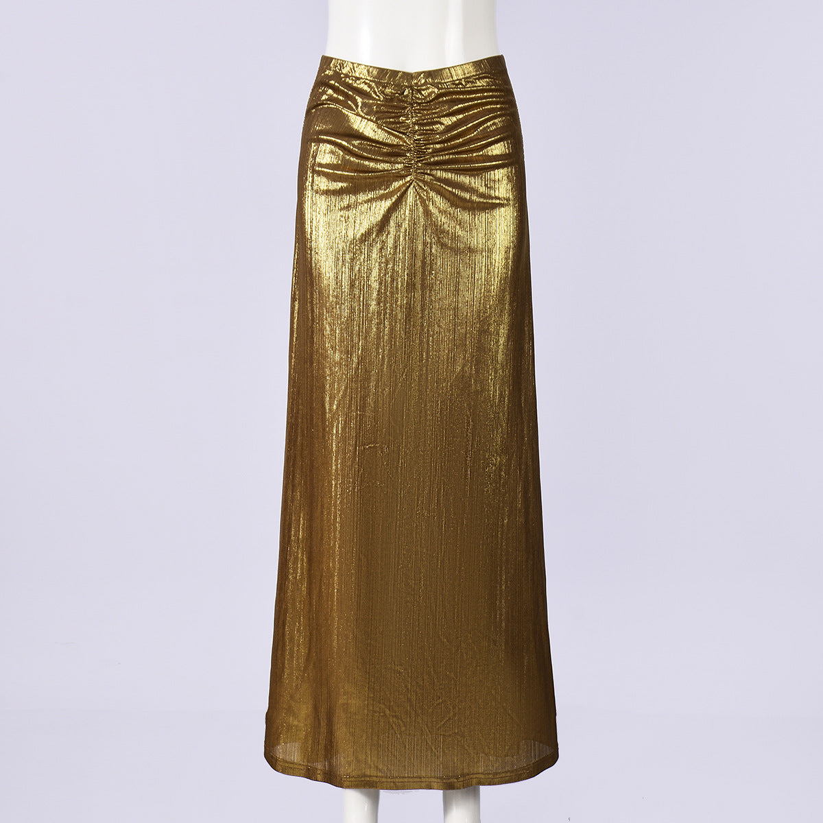 Hip-hugging Pleated Low-rise Skirt Women's