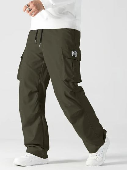 European And American-style All-season Wide-leg Work Pants